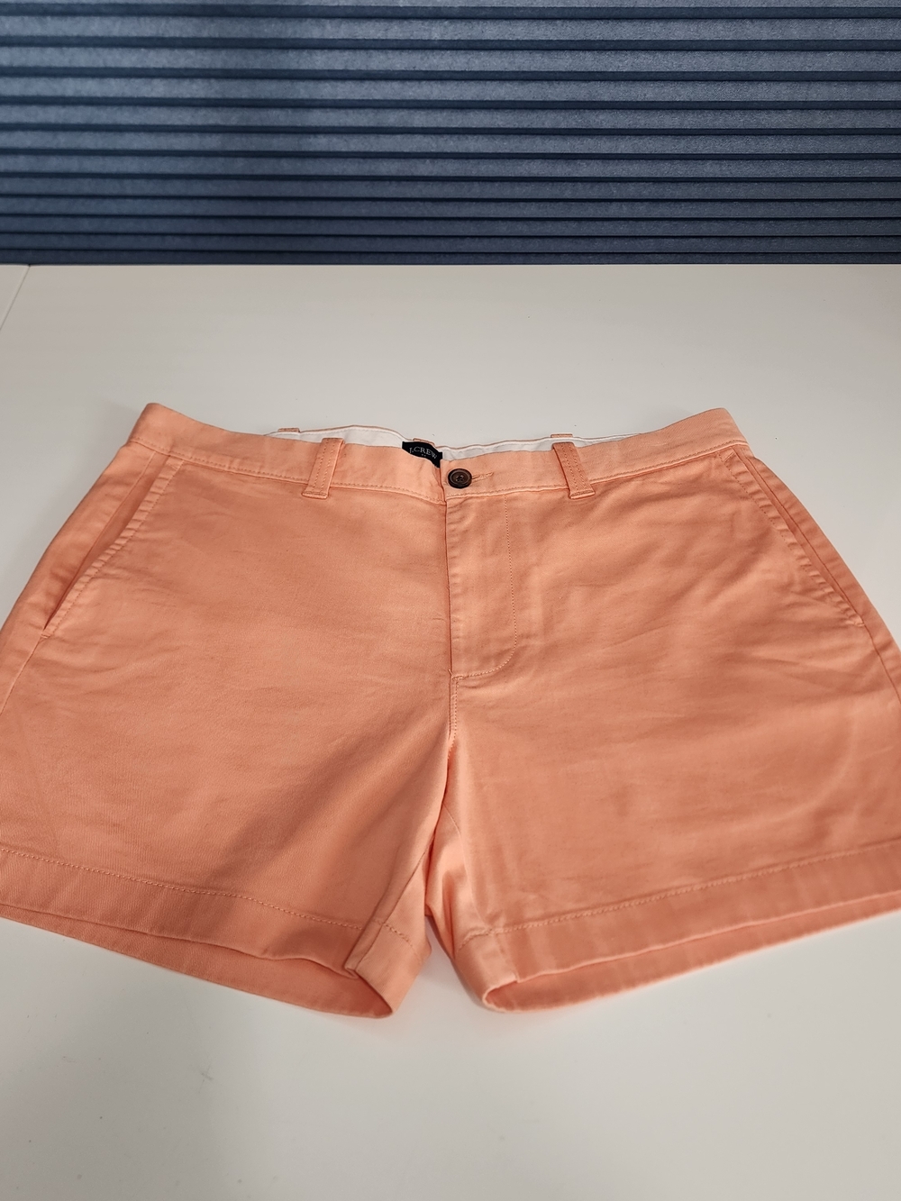 J. Crew Peach Chino Shorts - Soft Coral Tone Size 34 Preppy